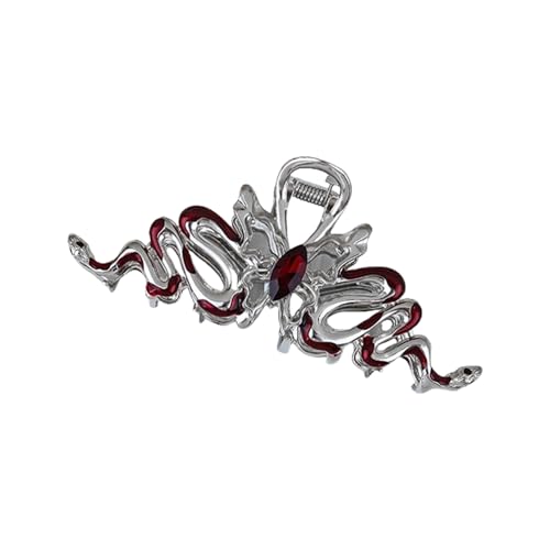 Exquisites Schlangen-Haarteil aus Legierung mit funkelnder Schlange für Abendessen, Foto-Requisiten von Aurgiarme