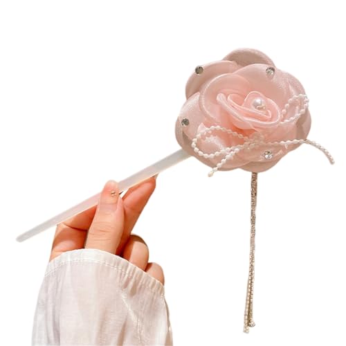 Haarnadel mit Fransen für Frauen, baumelnde Blume, Haarkamm und Stab, Haarnadel, rutschfeste Haarnadel, Kopfbedeckung von Aurgiarme