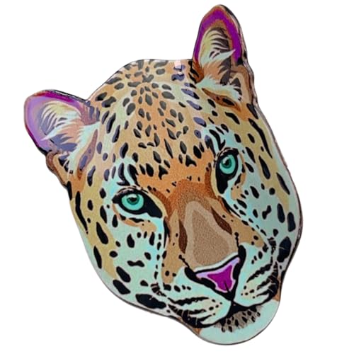 Haarspange mit Gepardenmuster, Acryl, stilvolle Haarnadel, modische Haarspange für stilvolle Frauen Haarspange mit Gepardenmuster, Acryl, stilvolle Haarnadel, modische Haarspange für stilvolle Frauen von Aurgiarme