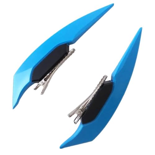 Haarspange mit Punk-Flügeln, für Damen, Teenager, Musikfestival, Haarspangen, Seitenclip, Cosplay, Haarform-Zubehör, 1 Paar von Aurgiarme