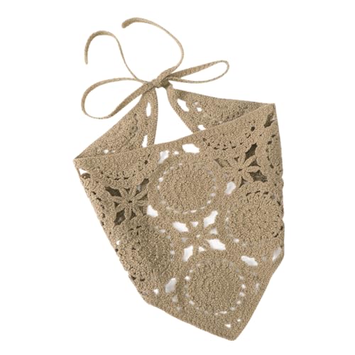 Stilvolle Häkel-Stirnbänder für Damen, verzierte Blumenmuster, trendiges Haar-Accessoire für Freizeit oder Party-Outfits von Aurgiarme