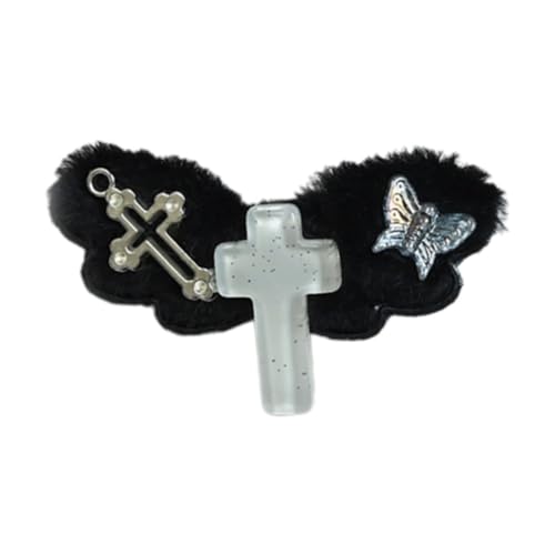 Subkultur-Haarspange 2000er Balletcore-Flügel, flache Haarspange, Balletcore-Haarnadel, elegante Haarspange für Bündel von Aurgiarme