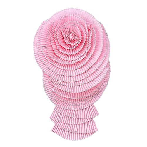 Übergroße Blumenstift Für Kleid Und Hemdverzierung Falten Big Blumenbroschen Dekoration Corsage Für Kostümpartys Stoff Brosche von Aurgiarme