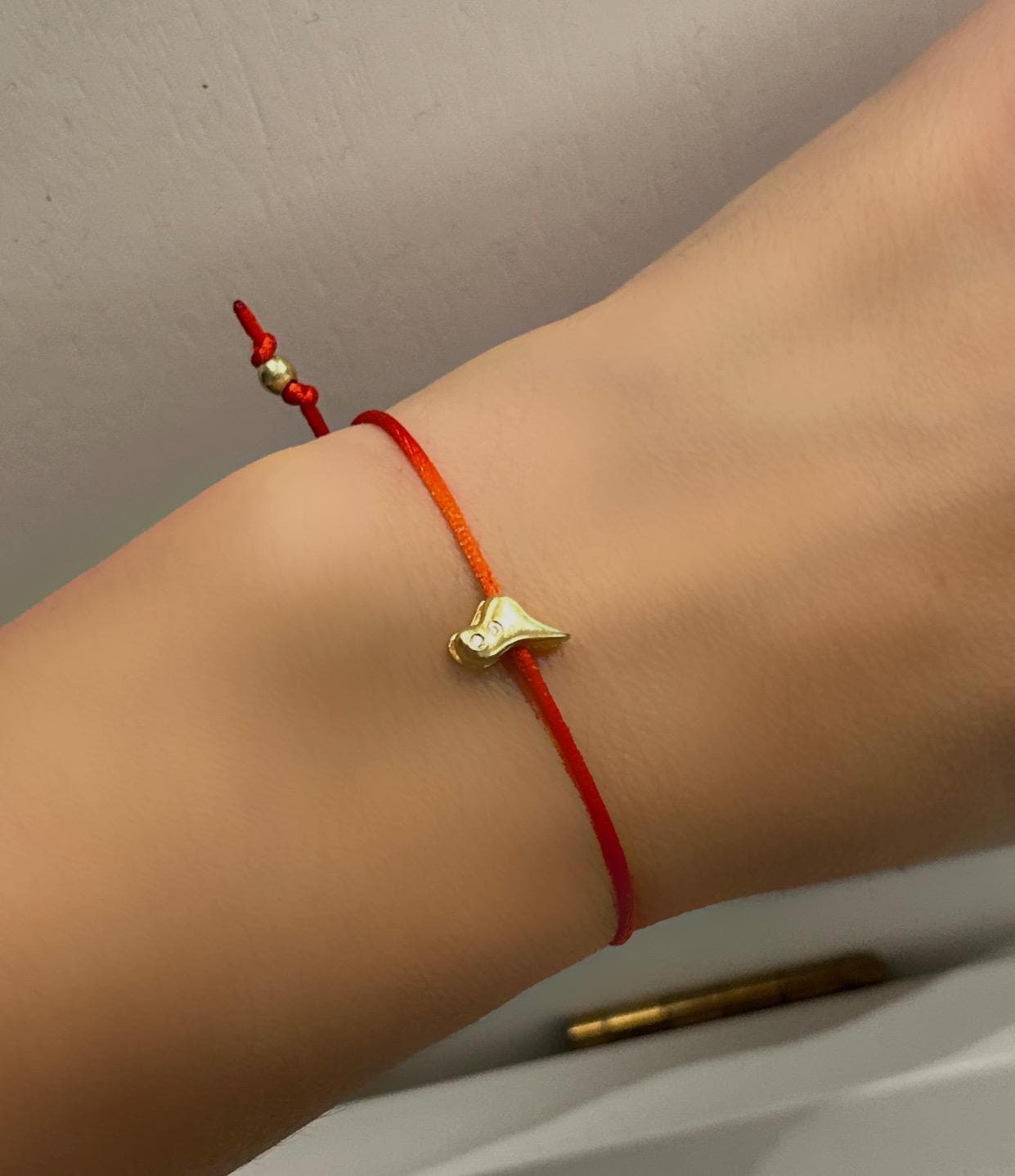 Echte Diamanten, Rotes Kabbalah Armband, 14K Gold, Einzigartige Perle, Rote Schnur Für Glück, Des Schicksals, Diamant Armband von AurianFineJewelry