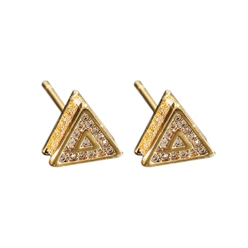 Auriselle Dreieckige Zirkonia Ohrringe Manner Hip Pop Persönliche Geometrische Ohrstecker Herren, Herren Ohrringe für Jubiläum Geburtstag Geschenk für Männer und Jungen, Gold 12 MM Auriselle Dreieckige Zirkonia Ohrringe Manner Hip Pop Persönliche Geometrische Ohrstecker Herren, Herren Ohrringe für Jubiläum Geburtstag Geschenk für Männer und Jungen, Gold 12 MM von Auriselle