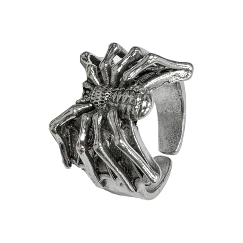 Auriselle Herrenring Verstellbar Spinne Vintage Wikinger Retro Offener Ring Daumenring Gothic Schmuck Geschenke für Männer Jungen Vater von Auriselle