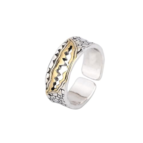 Auriselle Herrenring Verstellbar Teufelszahn Vintage Wikinger Retro Offener Ring Daumenring Gothic Punk Schmuck Geschenke für Männer Jungen Vater von Auriselle