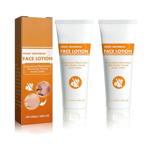 Antitranspirant Gesicht, Antitranspirant Starkes Schwitzen, Gegen Starkes Schwitzen im Gesicht, Anti-Schweiß für Wange, Körper, Stirn Fettkontrolle für Frauen und Männer (2) von Auriskin