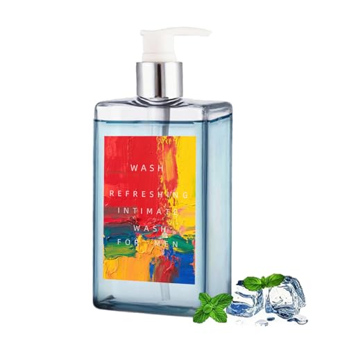 Blau Parfüm Duft Intimwaschmittel für Männer, Erfrischendes & Hautpflegendes Herren-Intim-Waschmittel, Ph-Balance FüR Empfindliche Haut, Lang Anhaltende ParfüMdusche (1) von Auriskin