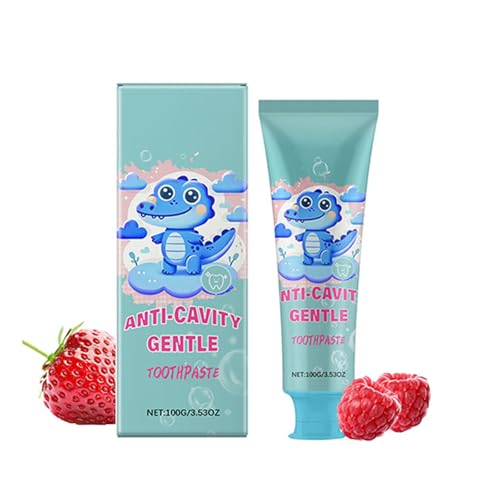 Kids Natural Probiotic Hydroxyapatite Toothpaste for Sensitive Teeth - Children's Anticaries Toothpaste for Children & Adults,Cavity and Enamel Protection - Bubblegum Berry (1) von Auriskin