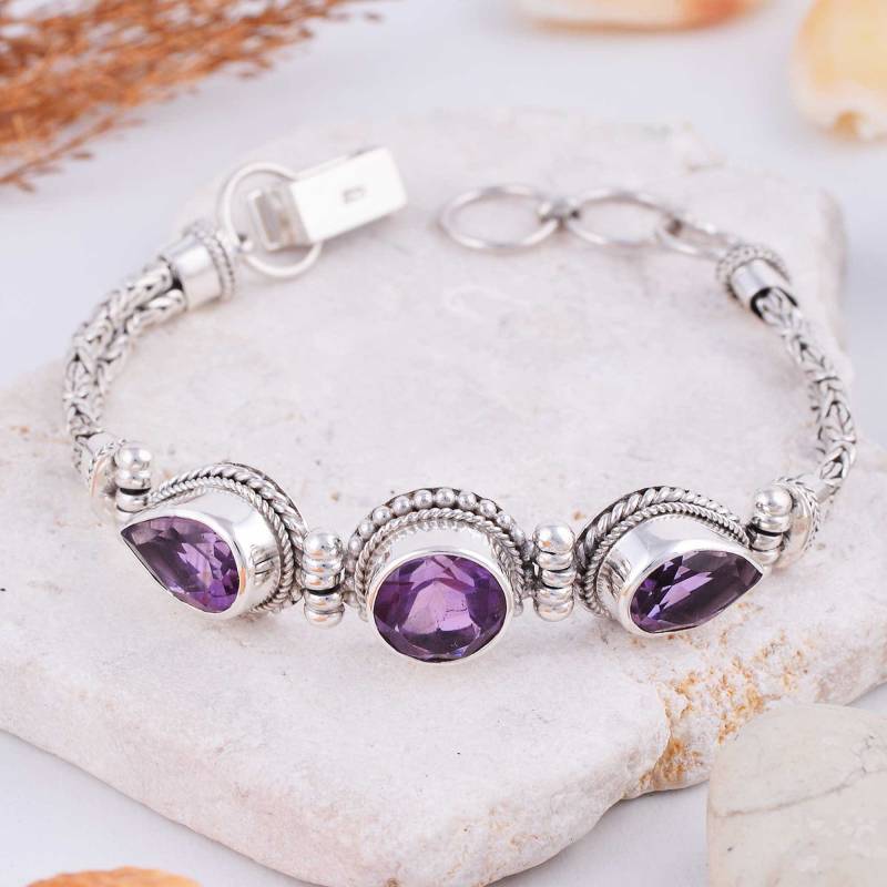 Amethyst Silber Armband Für Frauen Amethyst Silber Armband Für Frauen von Aurolius