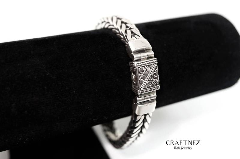 Herren Bali Armband | Byzantium Dragon Bones Mit Classic Jawan Silberschmuck Tulang Naga Herren Bali Armband | Byzantium Dragon Bones Mit Classic Jawan Silberschmuck Tulang Naga von Aurolius