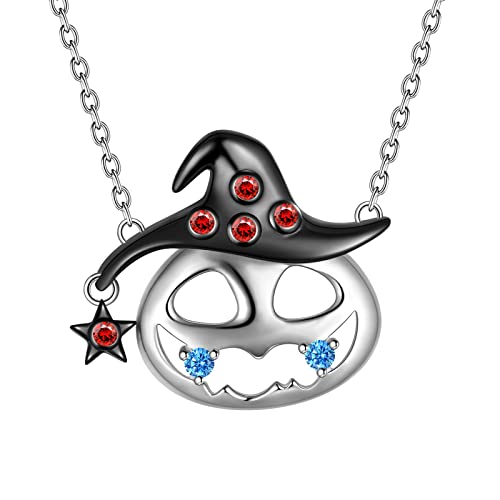 Aurora Tears Niedliche Kürbis-Geist-Halsketten GeisterformHalskette Halloween Cosplay Geschenke für Spiel-Anime-Liebhaber DP0335W von Aurora Tears