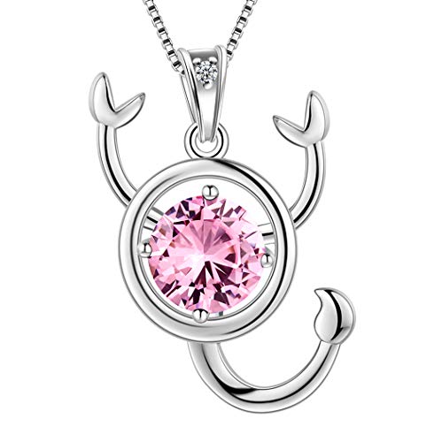 Aurora Tears Skorpion Halskette 925 Sterling Silber 12 Sternzeichen Anhänger Konstellation Oktober Birthstone Halskette CZ Horoskop Schmuck Geschenk für Frauen und Mädchen DP0134O von Aurora Tears