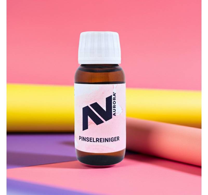Aurora Nailart-Pinsel AURORA Universal Pinselreiniger für Nailart 50ml, 50 tlg. von Aurora