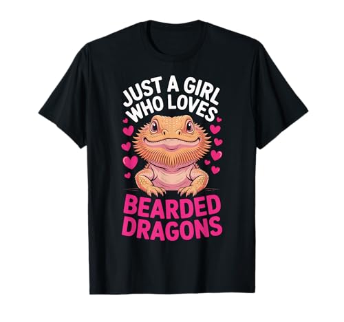 Lizard Enthusiast Nur EIN Mädchen, das Bartagamen liebt T-Shirt Lizard Enthusiast Nur EIN Mädchen, das Bartagamen liebt T-Shirt von AuroraGlyph Co.