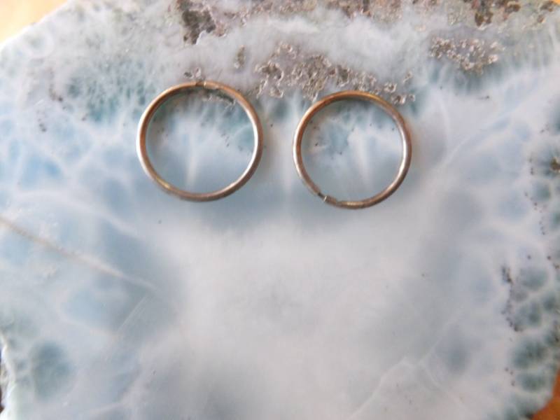 sterling Silber Creolen von AurorasGemstones