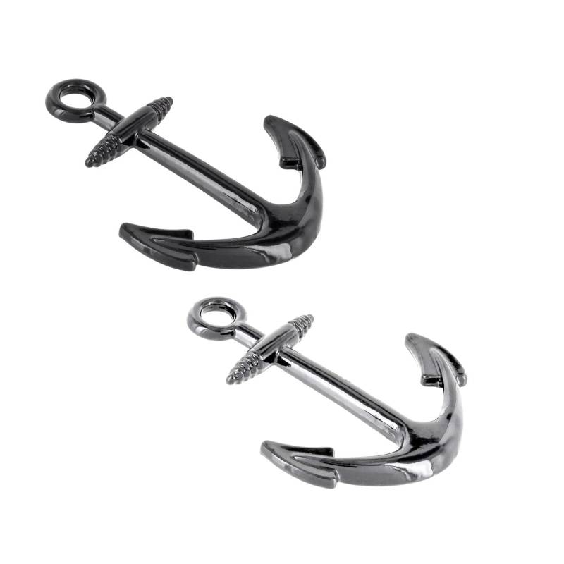 Auroris - Schmuckelement Anker Aus Zinklegierung 32 X 25 Mm Farbe | Schwarz Oder Platin Und Stückzahl | 1 Stück, 5 10 Stück Wählbar Auroris - Schmuckelement Anker Aus Zinklegierung 32 X 25 Mm Farbe | Schwarz Oder Platin Und Stückzahl | 1 Stück, 5 10 Stück Wählbar von AurorisShop