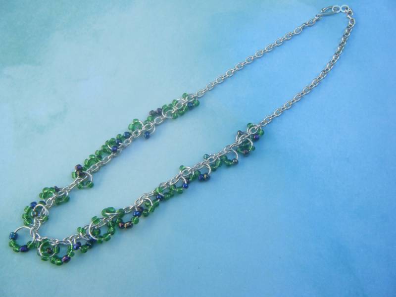 Kette Und Jump-Ring-Halskette Kette Und Jump-Ring-Halskette von AurosCrafts