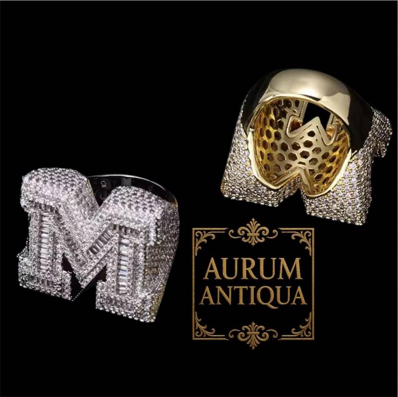 Kubikzirkonia Anfangsring Personalisierter Statement Schmuck Kubikzirkonia Anfangsring Personalisierter Statement Schmuck von AurumAntiquaM