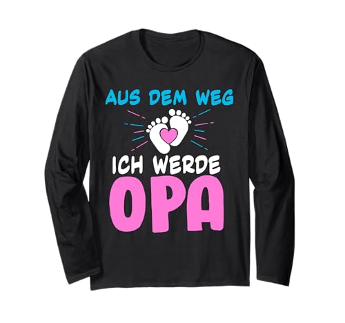 Aus Dem Weg Ich Werde Opa Baby Ankundigung Langarmshirt von Aus Dem Weg Ich Werde Opa Baby Ankundigung