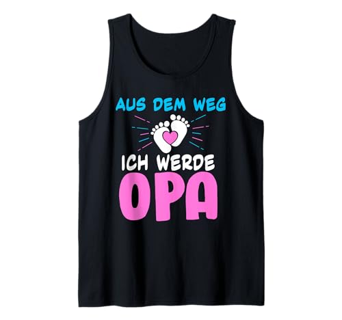 Aus Dem Weg Ich Werde Opa Baby Ankundigung Tank Top von Aus Dem Weg Ich Werde Opa Baby Ankundigung