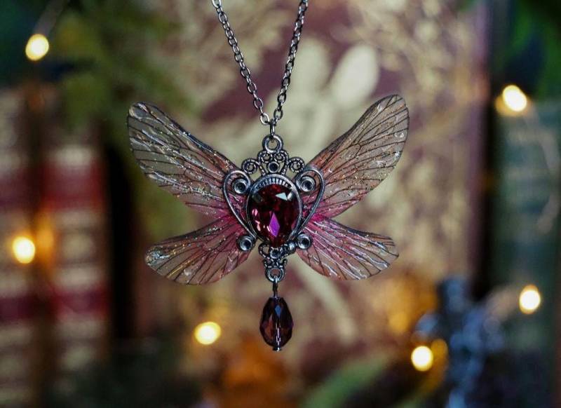Pixie Necklace - Pink von AusgefuchstArt