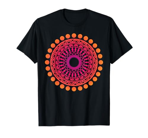 Geometrisches Mandala Yoga Meditation Entspannung T-Shirt von Ausgeglichenheit und Balance im Körper