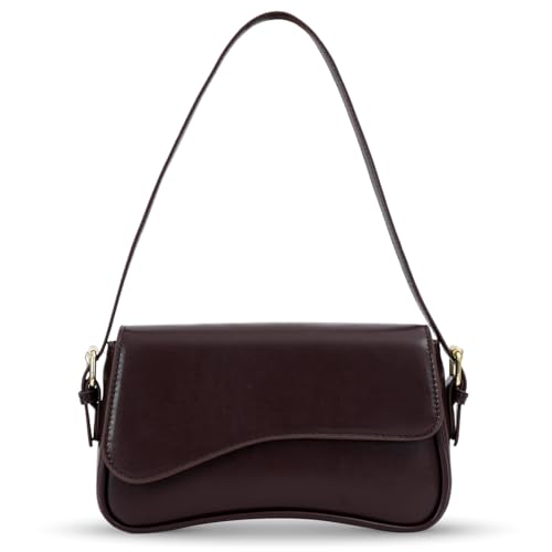 Ausing Handtaschen Damen Klein Vielseitige Leichte Handtasche Alltag Freizeit Braun von Ausing