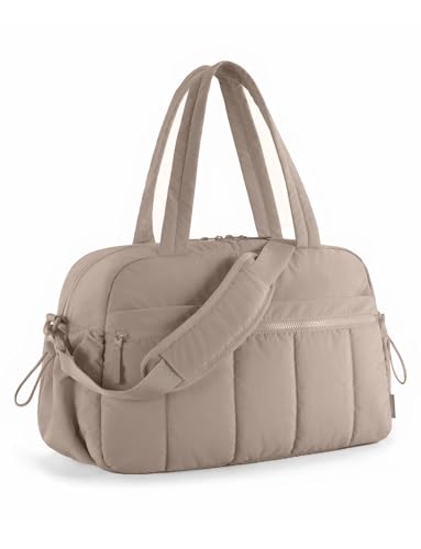 Ausing Sporttasche Reisetasche Groß Gym Bag Reisetasche Herren Trocken- und Nasstrennungsdesign Braun von Ausing