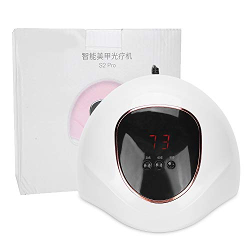 72 W UV-LED-Nagellampe, Schneller Aushärtender Gel-Nagellack-Trockner mit USB-Anschluss, Tragbare Professionelle Maniküre-Licht-UV-Lampen für Gelnägel, Heimgebrauch Im (WHITE) von Ausla