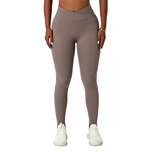 Ausla Damen-Yogahose mit Hoher Taille und Bauchkontrolle, Workout-Yoga-Leggings (S) von Ausla