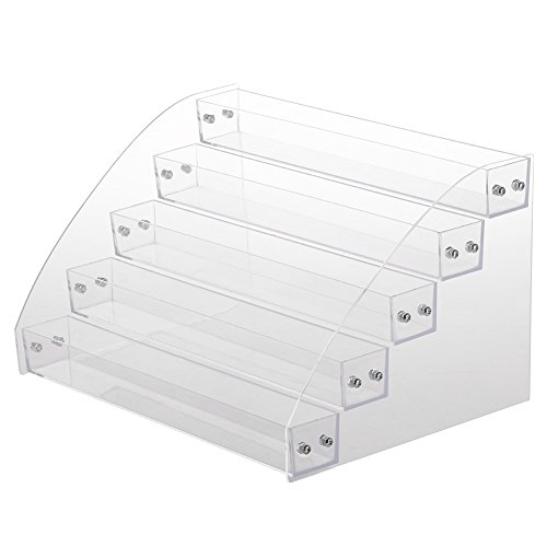 Durchsichtiger Acryl-Nagellack-Organizer mit Ebenen-Leiter-Design, Zum Ordnen und Präsentieren von Tattoo-Tinte und Anderen Dingen (#4 (Fünfte Etage)) von Ausla