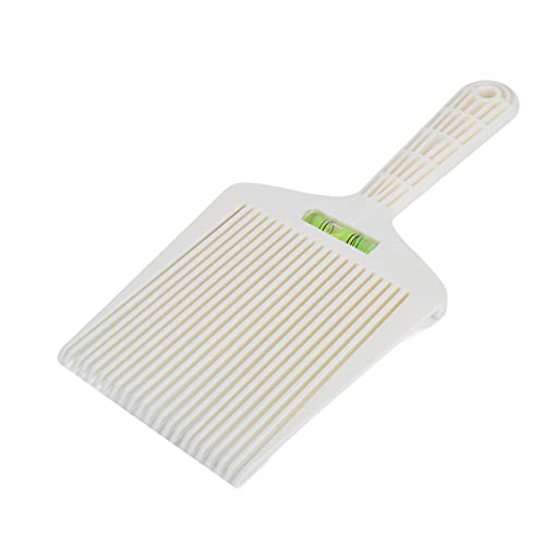 Haarschnitt Kamm,Haarkamm Flattopper Flat Top Comb mit präziser WassernivellierungTragbarer Salon Friseur für Herren Haarstyling,Weiß von Ausla