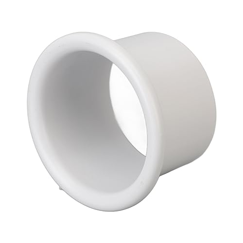 Haartrockner-Halter-Einsatz, Edelstahl-Haartrockner-Ständerrohr für Salon-Haarstyling-Station, Eingebetteter Home-Badezimmer-Organizer mit Ergonomischem Design (WHITE) von Ausla