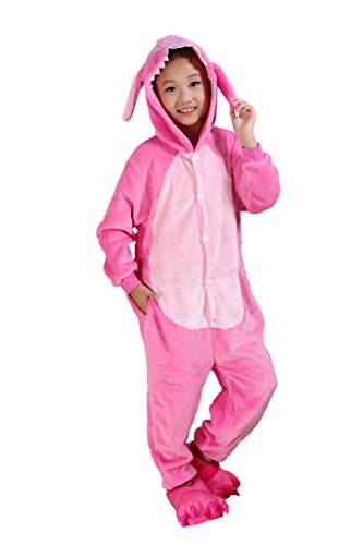 Auspicious beginning Rosa-Stich scherzt Schlafanzüge Tier Cosplay Kostüm Baby-Body Sleepsuit Freizeitkleidung Kigurumi Pyjama von Auspicious beginning