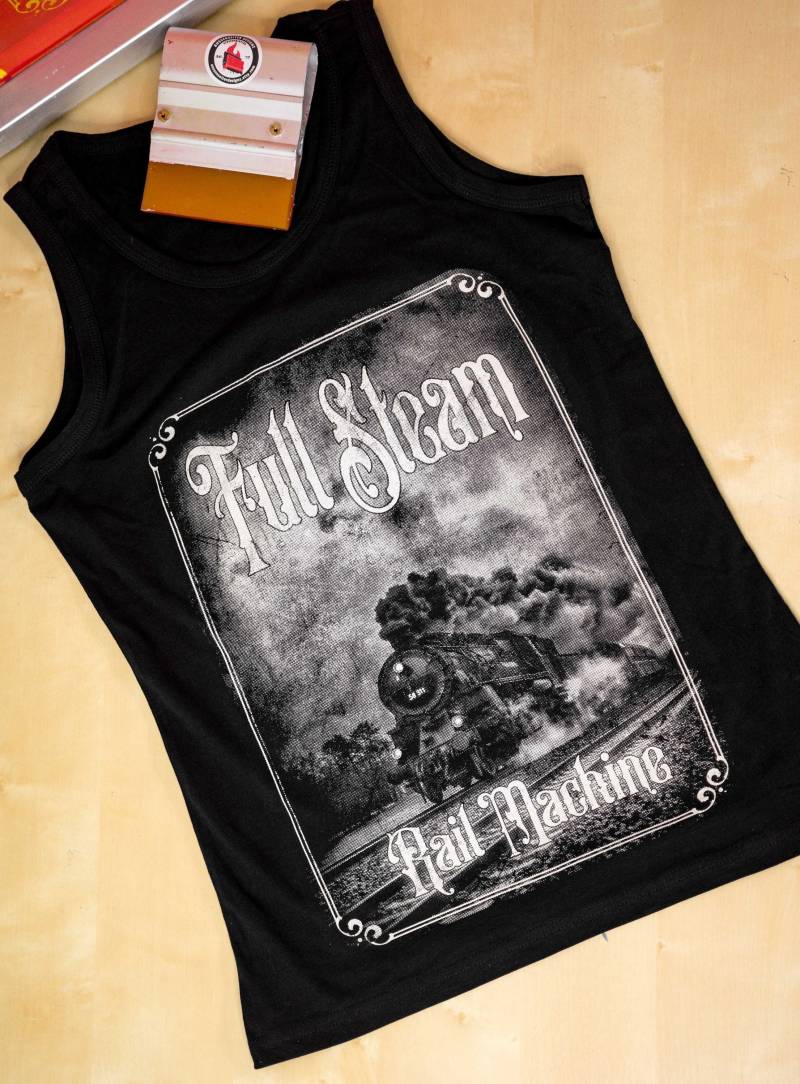 steampunk - Tanktop Vintage Train Retro Nostalgie Railroad von AussenseiterDesignz