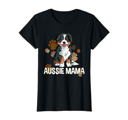 Australian Shepherd Mama Mutter Hund Spruch Fun Aussie T-Shirt Australian Shepherd Mama Mutter Hund Spruch Fun Aussie T-Shirt von Aussie-Liebe Geschenke & Outfits