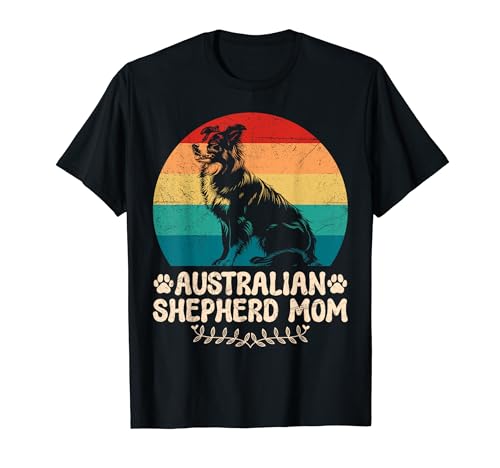 AUSTRALIAN SHEPHERD MAMA Aussie Liebhaberin Hundemama T-Shirt von Aussie Mama Geschenk Australian Shepherd TShirt