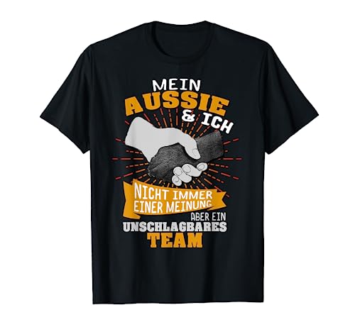 Aussie T-Shirt Damen Team Australian Shepherd T-Shirt von Aussie und Australian Shepherd Shirts u Geschenke