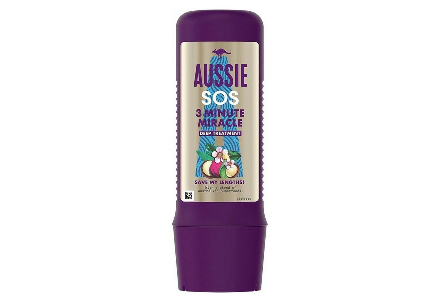 Aussie Haarspülung Aussie SOS 3 Minuten Wunder Feuchtigkeit Kur 225 ml für trockenes & sp von Aussie