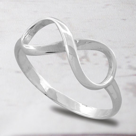 925 Sterling Silber Infinity Ring | Eternity Silberner Freundschaftsring von AussieBohoPrincess
