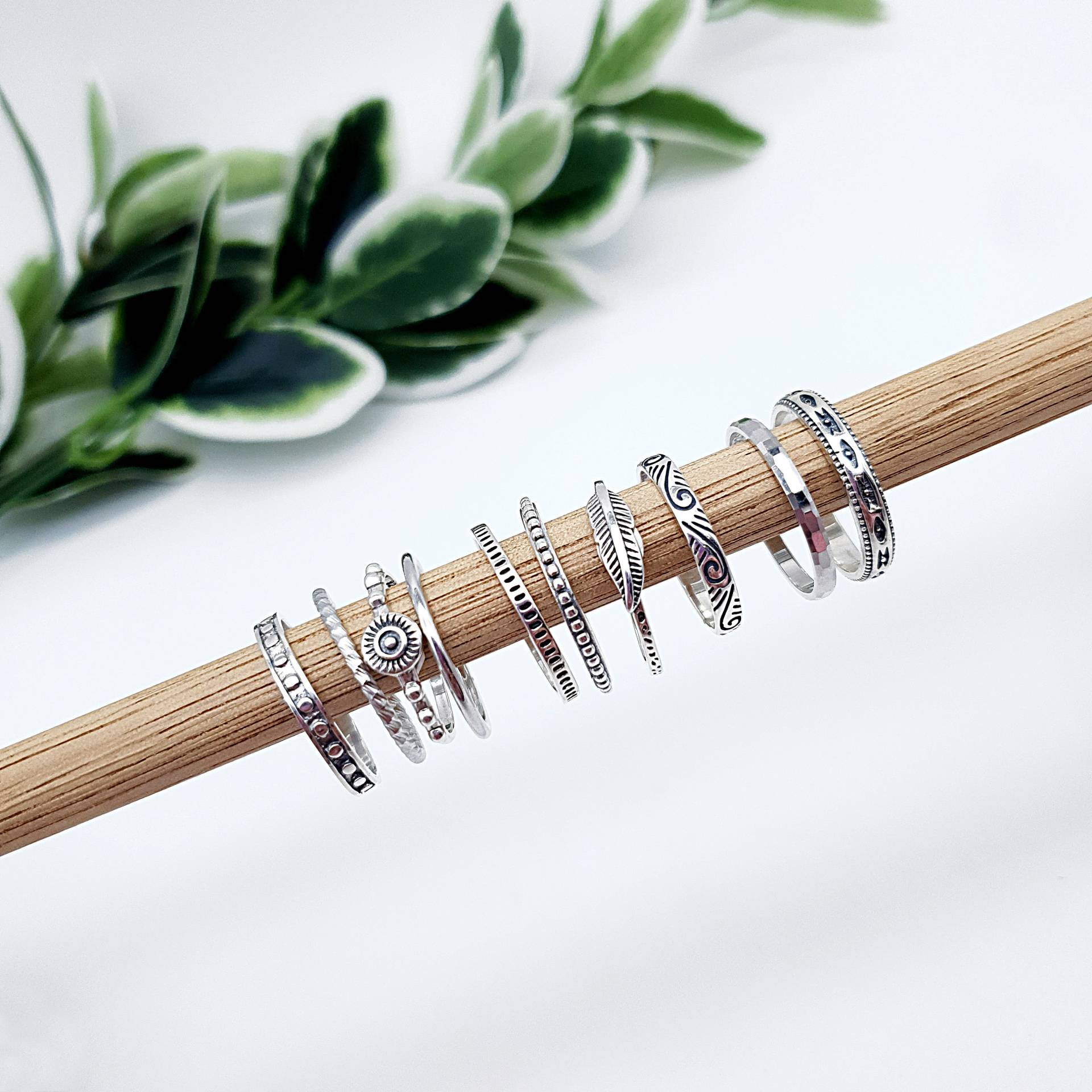 stapelbare Ringe Aus 925Er Silber | Ring Set 925 stapelbare Ringe Aus 925Er Silber | Ring Set 925 von AussieBohoPrincess