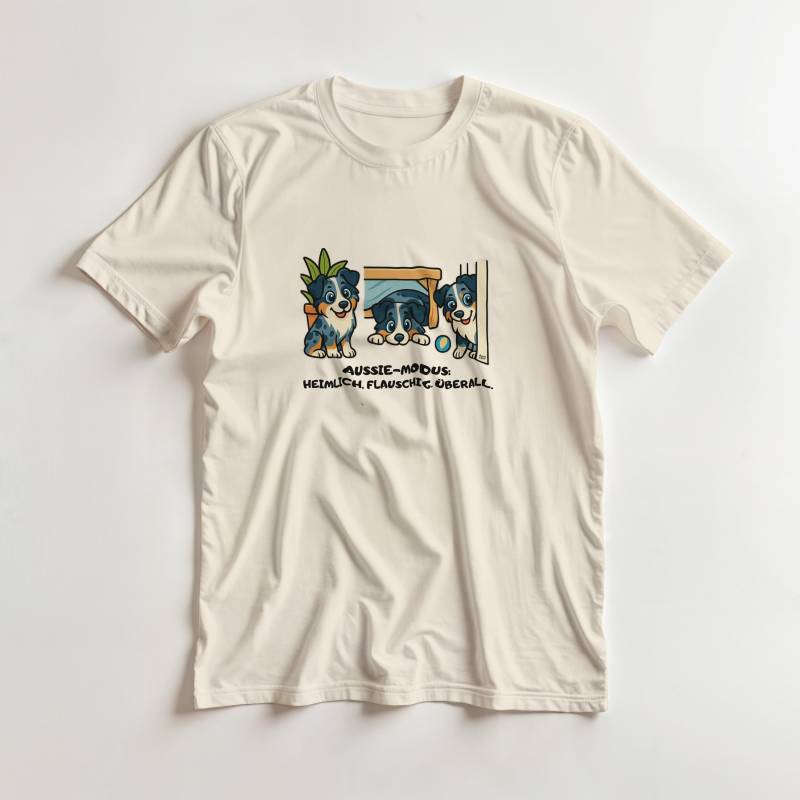 Australian Shepherd Blue Merle Unisex T-Shirt, Geschenk Aussie Mom Dad Lover, Lustiges Motiv, Shepherd Shirt von NicolesAussieLove