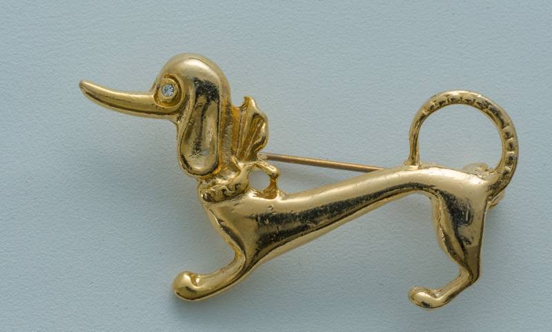 Schöne, Schlichte Dackel-Brosche Schöne, Schlichte Dackel-Brosche von AussieMagic