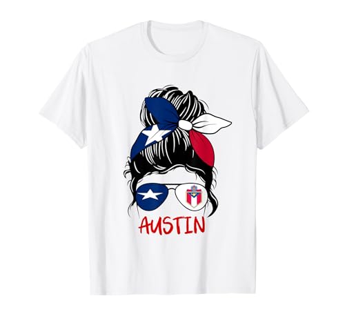 Austin Girl Austin Woman Proud Austin Flagge Texas T-Shirt Austin Girl Austin Woman Proud Austin Flagge Texas T-Shirt von Austin Girl Austin Woman Proud Austin flag Texas
