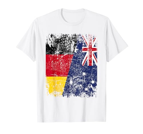 AUSTRALIEN DEUTSCHLAND Flagge Damen Herren Kinder Australien T-Shirt von Australia Family Shop