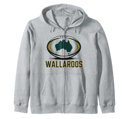 Australien Rugby, Wallaroos Women Wallabies Australian Flag Kapuzenjacke von Australia Rugby New Tees