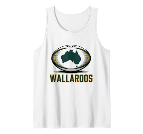 Australien Rugby, Wallaroos Women Wallabies Australian Flag Tank Top von Australia Rugby New Tees