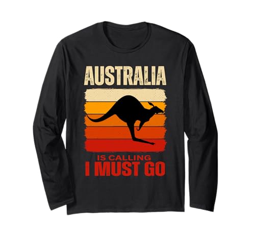 Lustiges Australia is Calling I Must Go Aussie Design Männer Frau Langarmshirt von Australia lovers souvenir